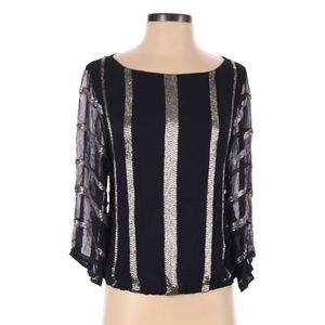 (NEW) ALICE + OLIVIA SILK TOP